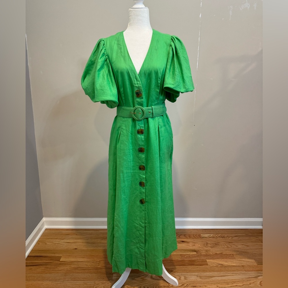 Nicholas The Label Flutter Spring Dress Linen Wor… - image 2